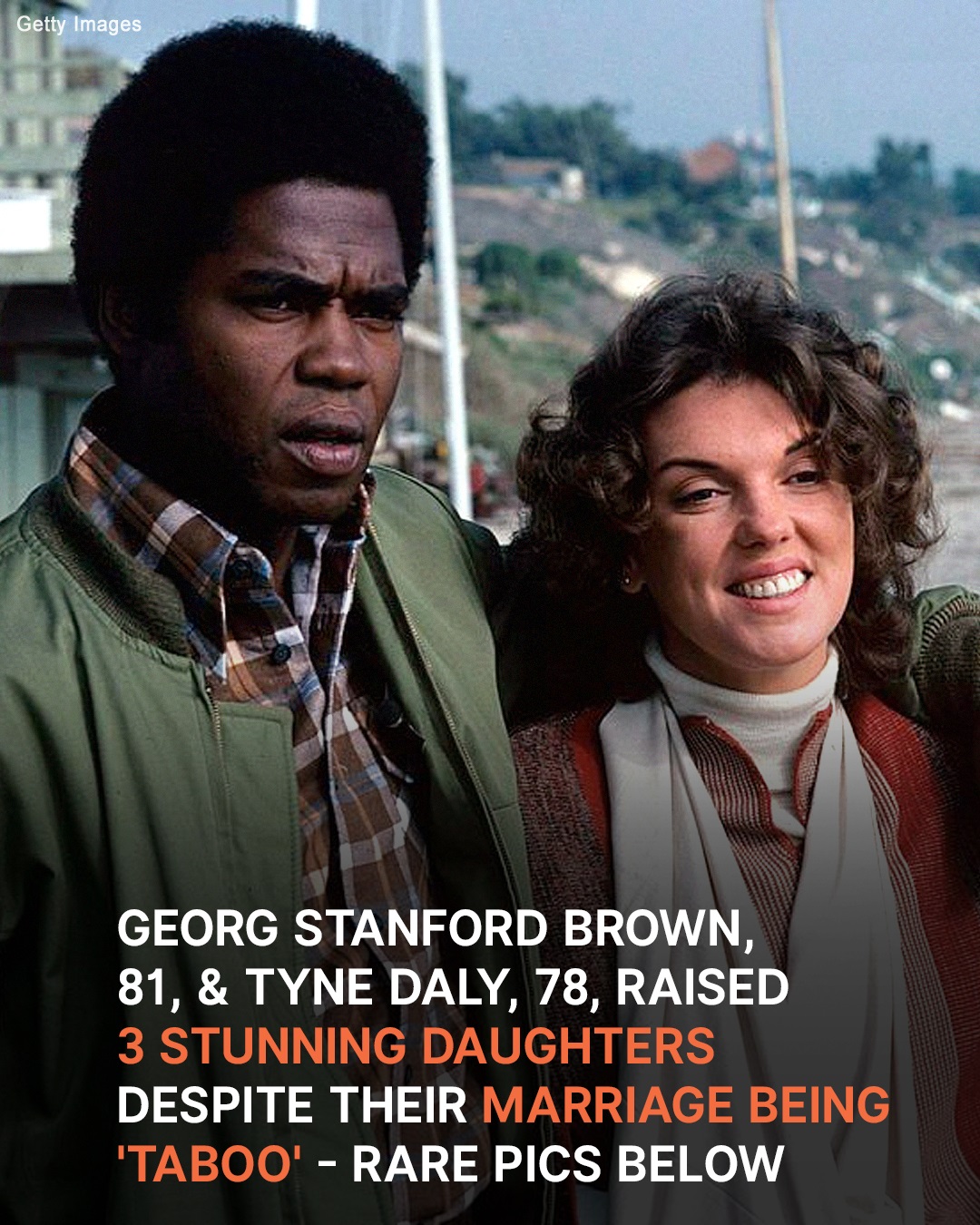 Stanford Brown & Tyne Daly Raised 3 Kids despite Racial Backlash